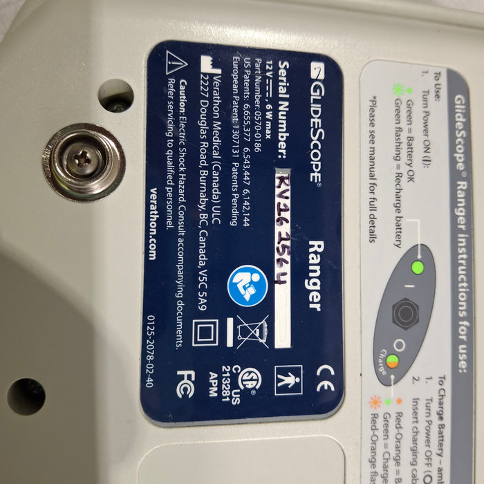 Verathon Medical, Inc GlideScope Ranger Laryngoscope