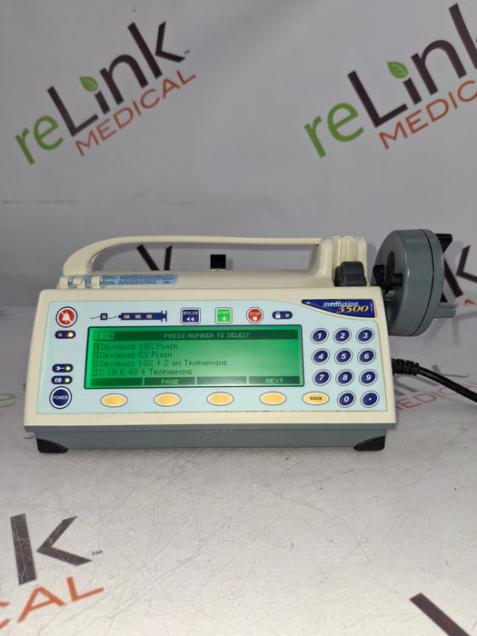 Smiths Medical Medfusion 3500 Syringe Infusion Pump