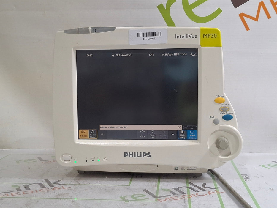 Philips IntelliVue MP30 Patient Monitor