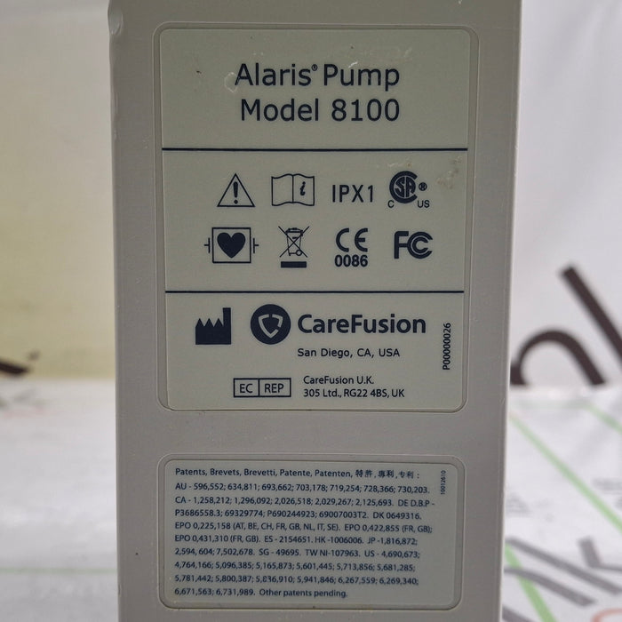 CareFusion Alaris 8100 LVP Infusion Pump Module