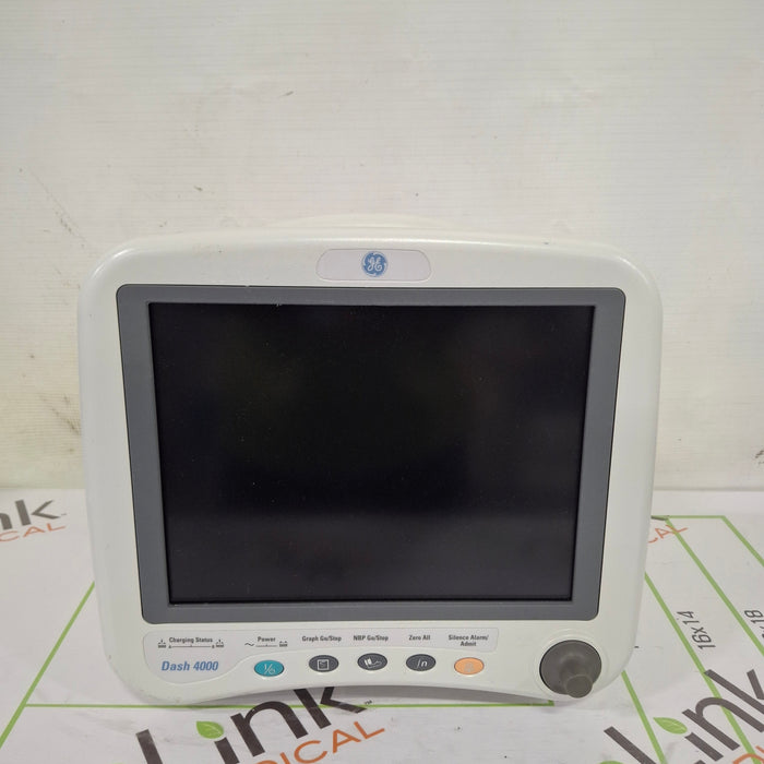 GE Healthcare Dash 4000 - Masimo SpO2 Patient Monitor