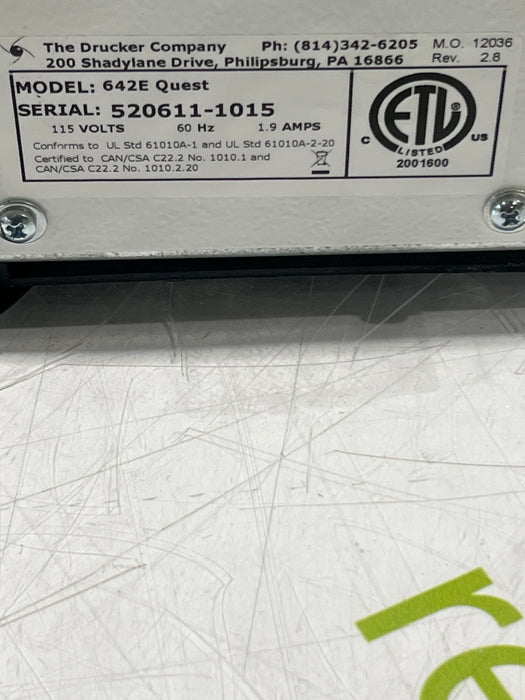 Drucker Diagnostics Horizon Mini E   642E Centrifuge