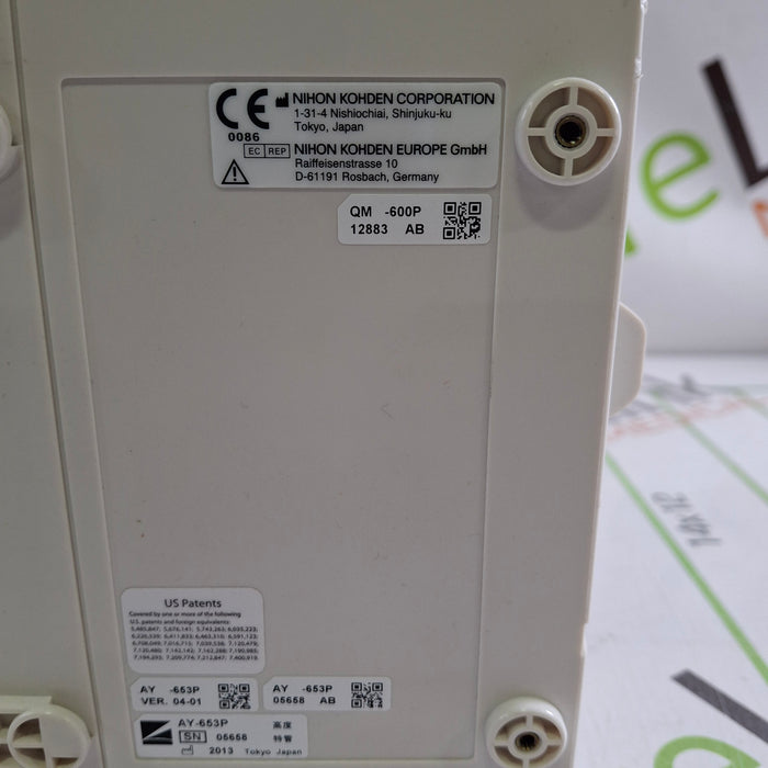 Nihon Kohden AY-653P Lifescope Patient Bedside Module
