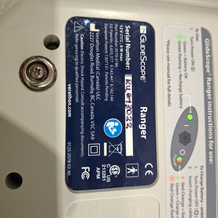 Verathon Medical, Inc GlideScope Ranger Laryngoscope