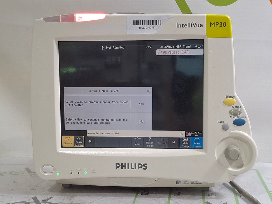 Philips IntelliVue MP30 Patient Monitor