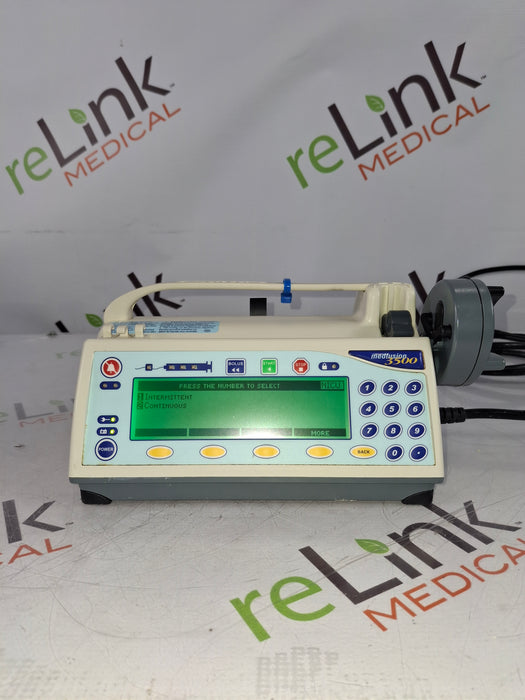Smiths Medical Medfusion 3500 Syringe Infusion Pump