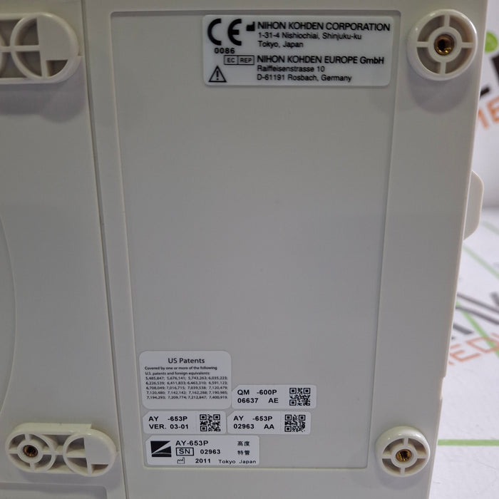 Nihon Kohden AY-653P Lifescope Patient Bedside Module
