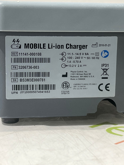 Physio-Control Lifepak 15 2-Bay Charger
