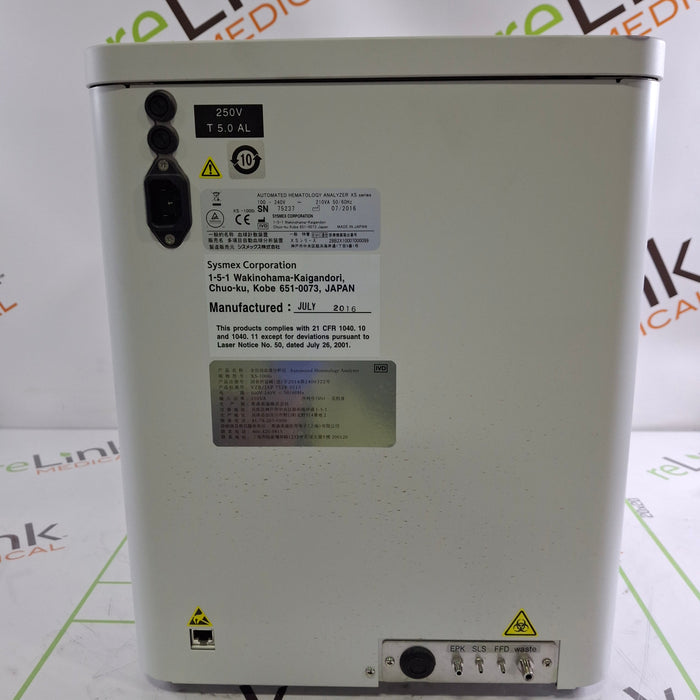 Sysmex XS-1000i Automated Hematology Analyzer