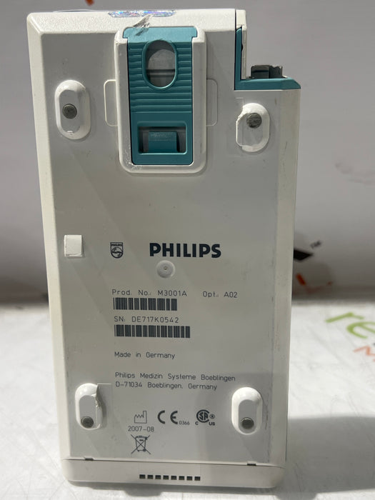 Philips M3001A-A02C06 OxiMax SpO2, NIBP, ECG, Temp, IBP MMS Module