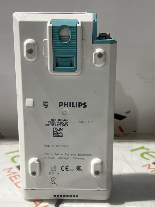 Philips M3001A-A02C06 OxiMax SpO2, NIBP, ECG, Temp, IBP MMS Module