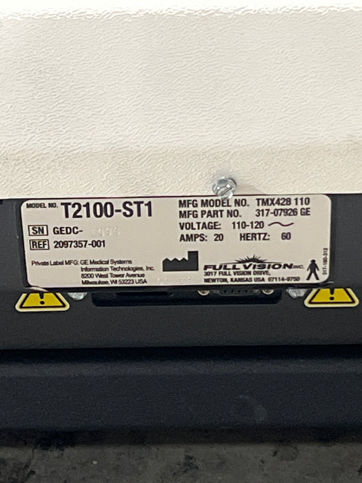 GE Healthcare T2100-ST1 Stress Test Treadmill
