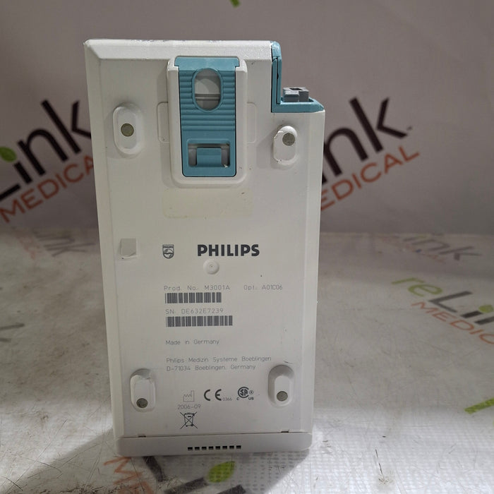 Philips M3001A-A01C06 Fast SpO2, NIBP, ECG, Temp, IBP MMS Module