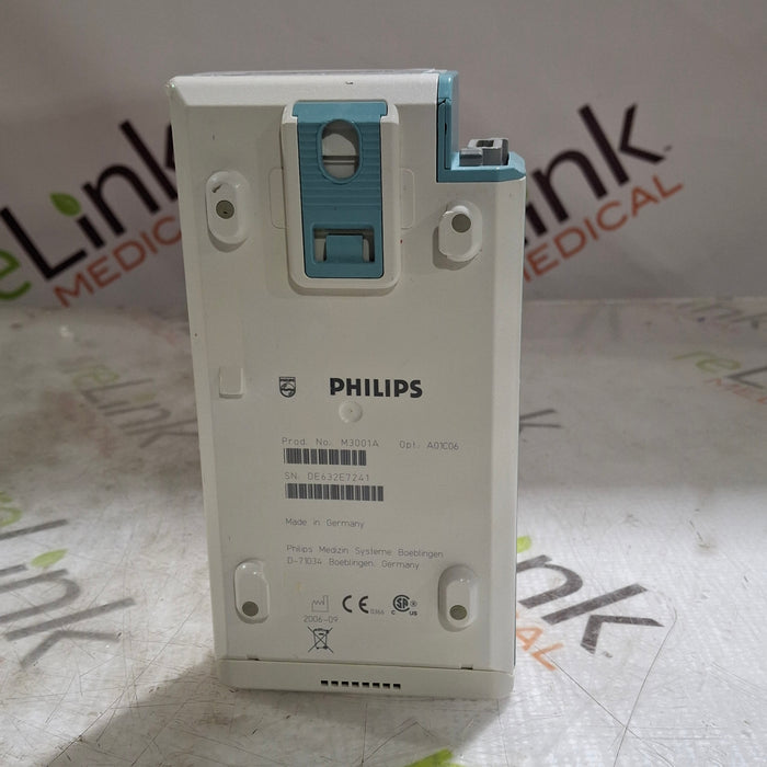 Philips M3001A-A01C06 Fast SpO2, NIBP, ECG, Temp, IBP MMS Module