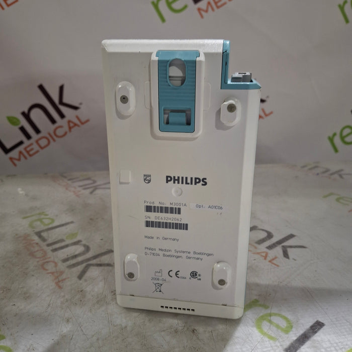 Philips M3001A-A01C06 Fast SpO2, NIBP, ECG, Temp, IBP MMS Module