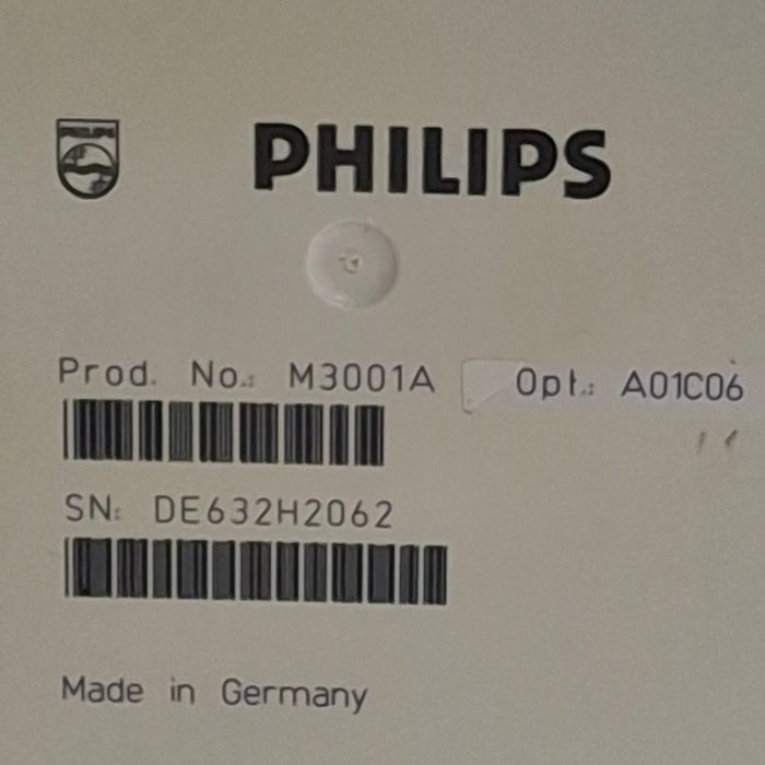 Philips M3001A-A01C06 Fast SpO2, NIBP, ECG, Temp, IBP MMS Module
