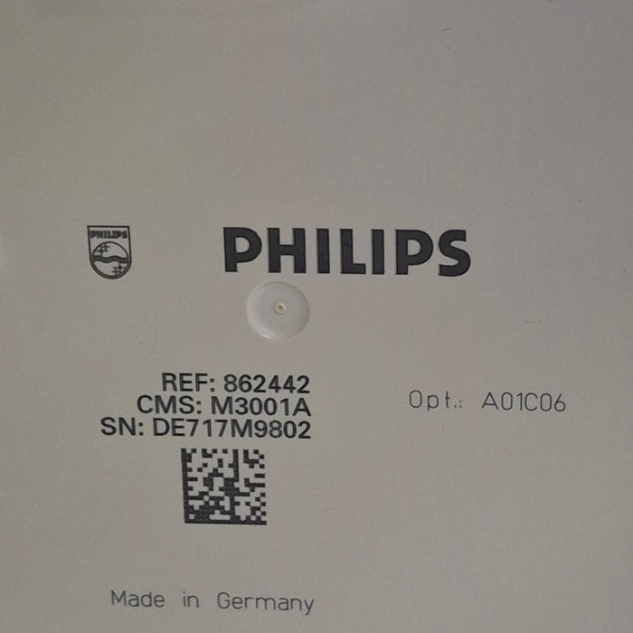 Philips M3001A-A01C06 Fast SpO2, NIBP, ECG, Temp, IBP MMS Module