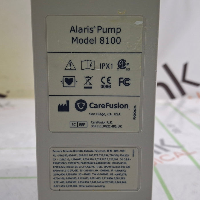 CareFusion Alaris 8100 LVP Infusion Pump Module