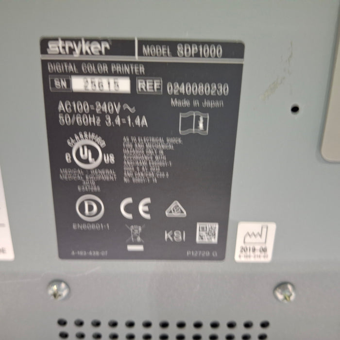 Stryker SDP1000 Digital Color Printer