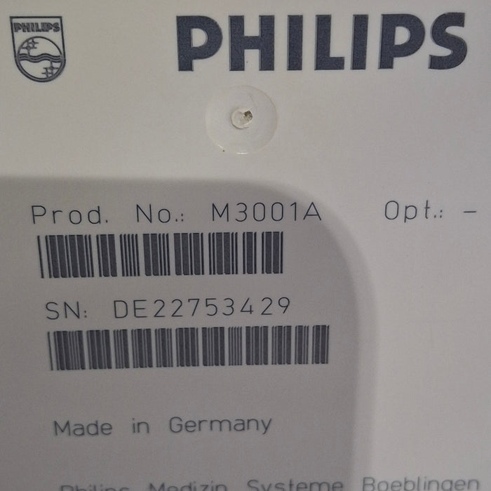 Philips M3001A-A01 Fast SpO2, NIBP, ECG MMS Module
