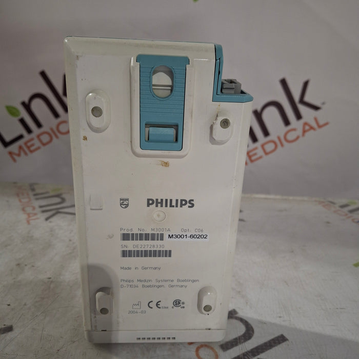 Philips M3001A-C06 Fast SpO2, NIBP, ECG, Temp, IBP MMS Module
