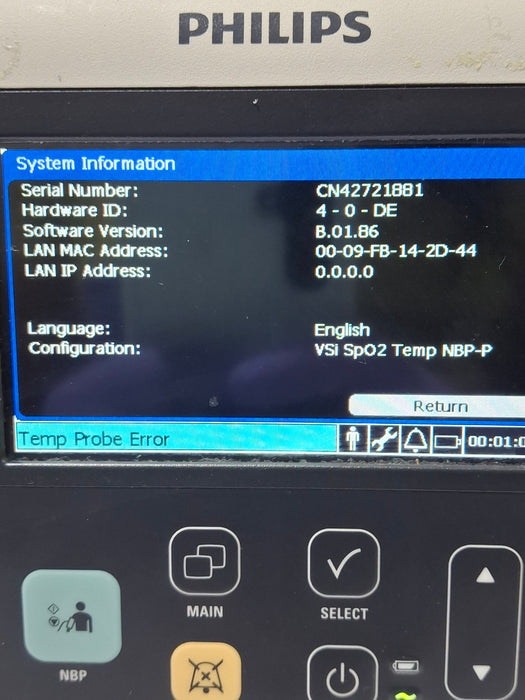 Philips SureSigns VSi Vital Signs Monitor