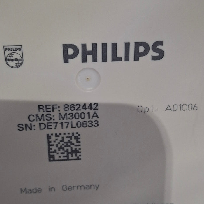 Philips M3001A-A01C06 Fast SpO2, NIBP, ECG, Temp, IBP MMS Module