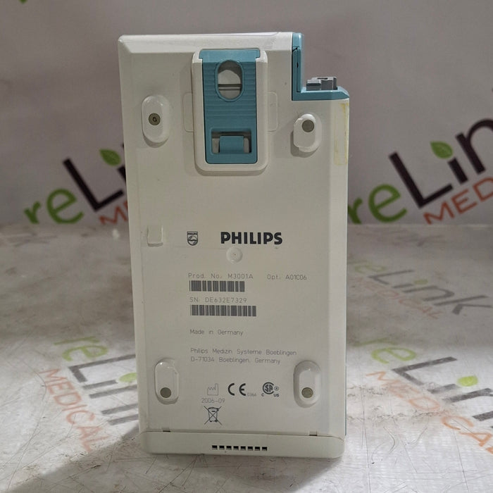 Philips M3001A-A01C06 Fast SpO2, NIBP, ECG, Temp, IBP MMS Module