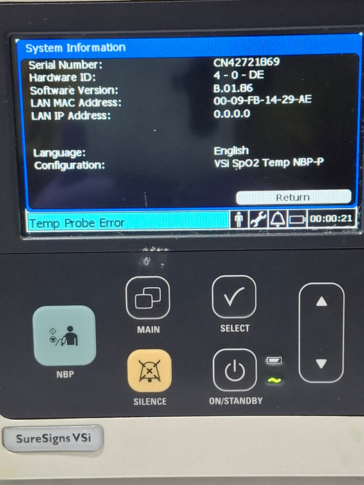 Philips SureSigns VSi Vital Signs Monitor