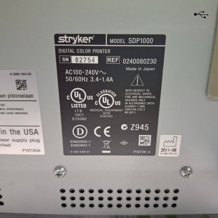 Stryker SDP1000 Digital Color Printer