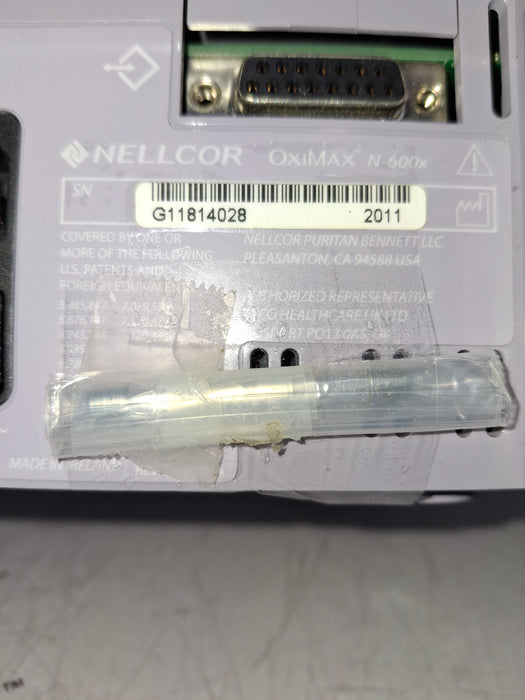 Nellcor OxiMax N-600x Pulse Oximeter