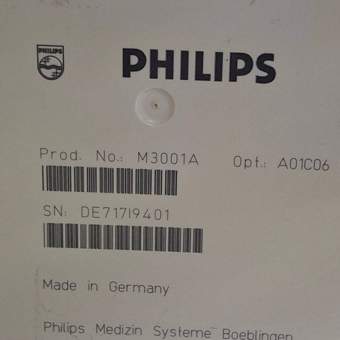 Philips M3001A-A01C06 Fast SpO2, NIBP, ECG, Temp, IBP MMS Module