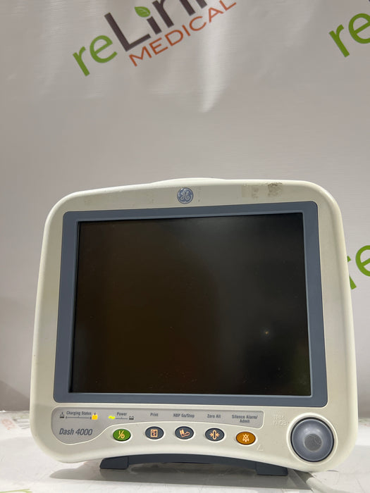 GE Healthcare Dash 4000 - Masimo SpO2 Patient Monitor