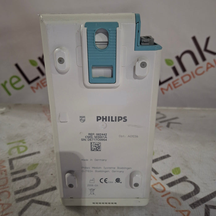 Philips M3001A-A01C06 Fast SpO2, NIBP, ECG, Temp, IBP MMS Module