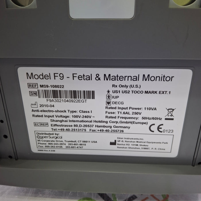 Cooper Surgical Model F9 Fetal & Maternal Monitor