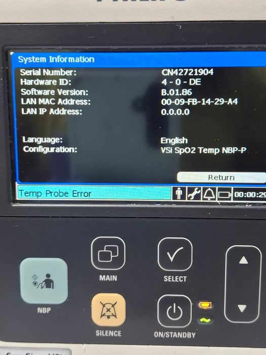 Philips SureSigns VSi Vital Signs Monitor