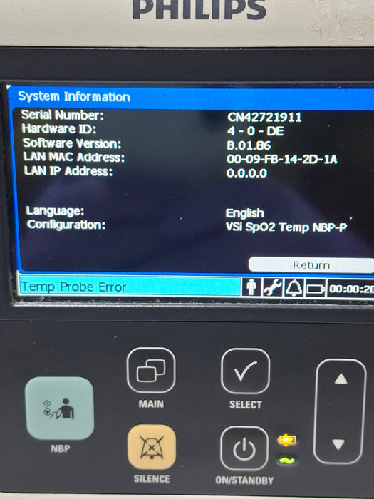 Philips SureSigns VSi Vital Signs Monitor
