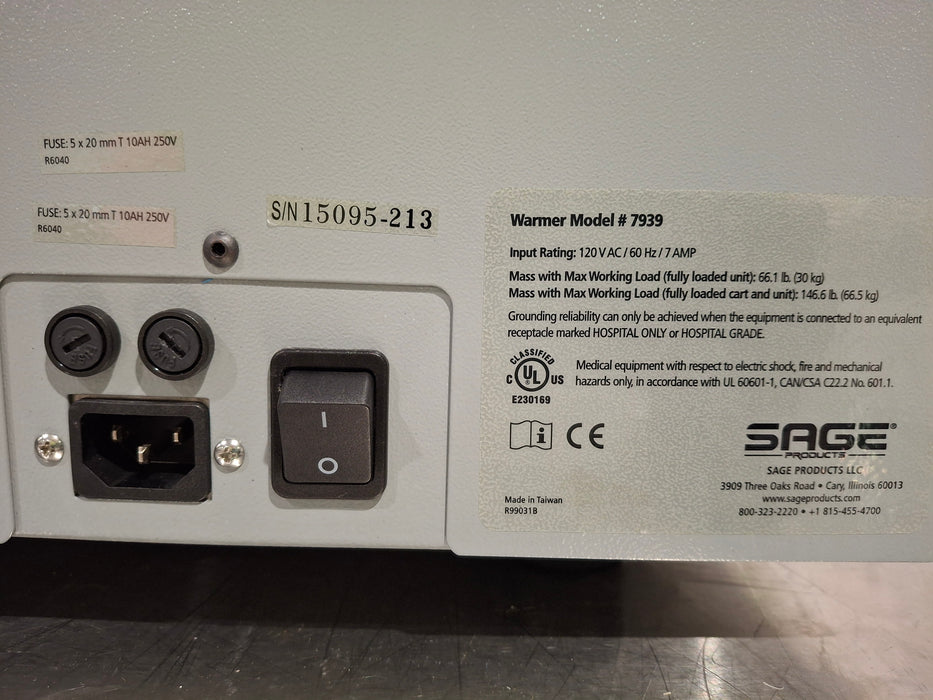 Sage Products, LLC 7939 Warming Cabinet