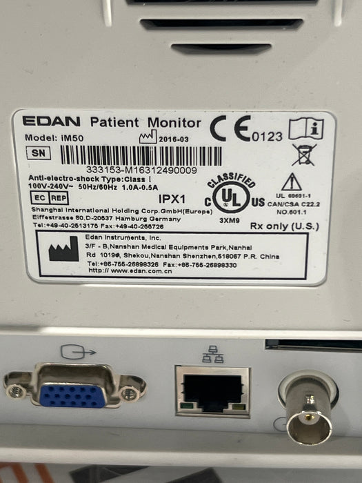 Edan iM50 Patient Monitor