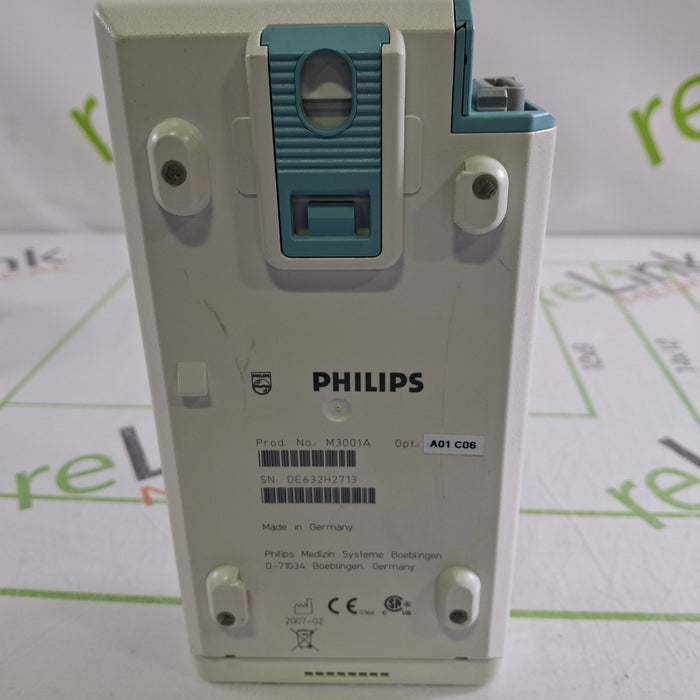 Philips M3001A-A01C06 Fast SpO2, NIBP, ECG, Temp, IBP MMS Module
