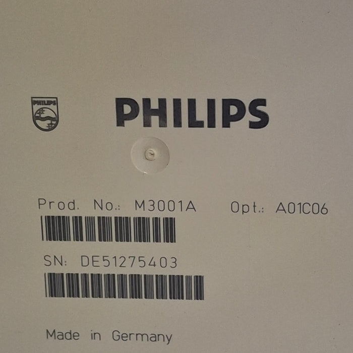 Philips M3001A-A01C06 Fast SpO2, NIBP, ECG, Temp, IBP MMS Module