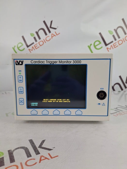 Ivy Biomedical Cardiac Trigger 3000 Patient Monitor