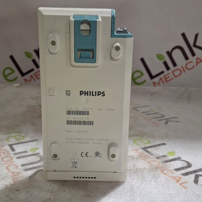 Philips M3001A-A01C06 Fast SpO2, NIBP, ECG, Temp, IBP MMS Module