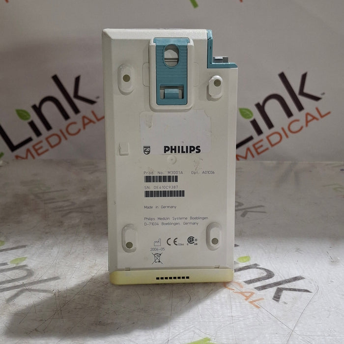 Philips M3001A-A01C06 Fast SpO2, NIBP, ECG, Temp, IBP MMS Module