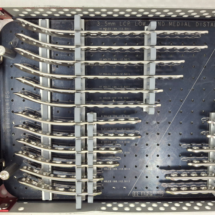 Synthes, Inc. 3.5mm LCP Low Bend Medial Distal Tibia Plate Set