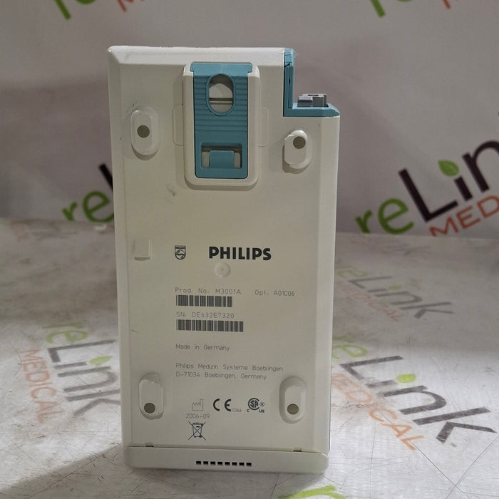 Philips M3001A-A01C06 Fast SpO2, NIBP, ECG, Temp, IBP MMS Module