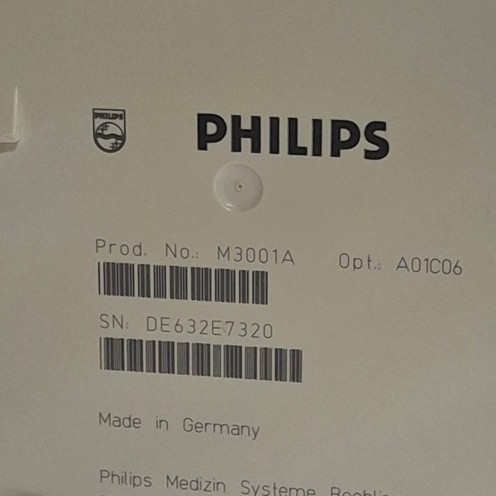 Philips M3001A-A01C06 Fast SpO2, NIBP, ECG, Temp, IBP MMS Module