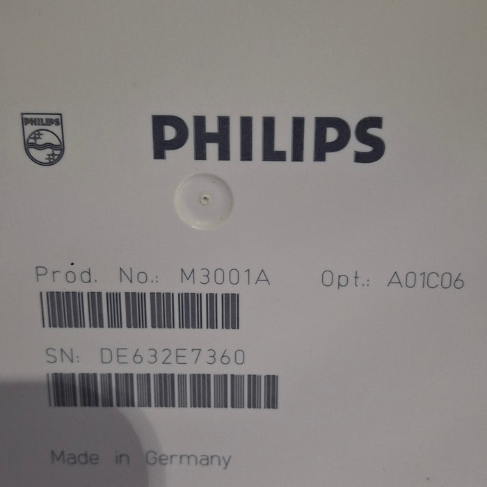 Philips M3001A-A01C06 Fast SpO2, NIBP, ECG, Temp, IBP MMS Module