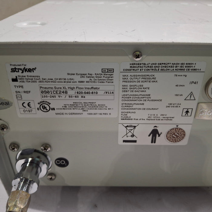 Stryker 620-040-610 Pneumo Sure XL High Flow Insufflator