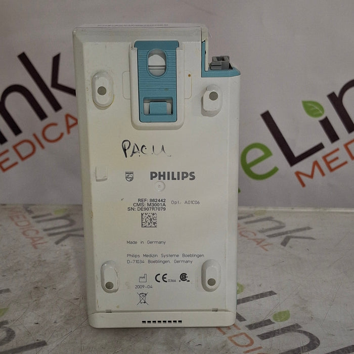 Philips M3001A-A01C06 Fast SpO2, NIBP, ECG, Temp, IBP MMS Module